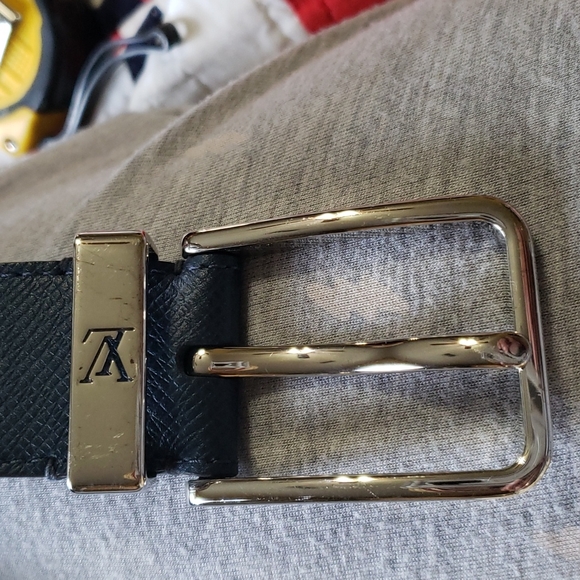 Authentic Louis Vuitton Men's Leather Belt - Picture 4 of 5